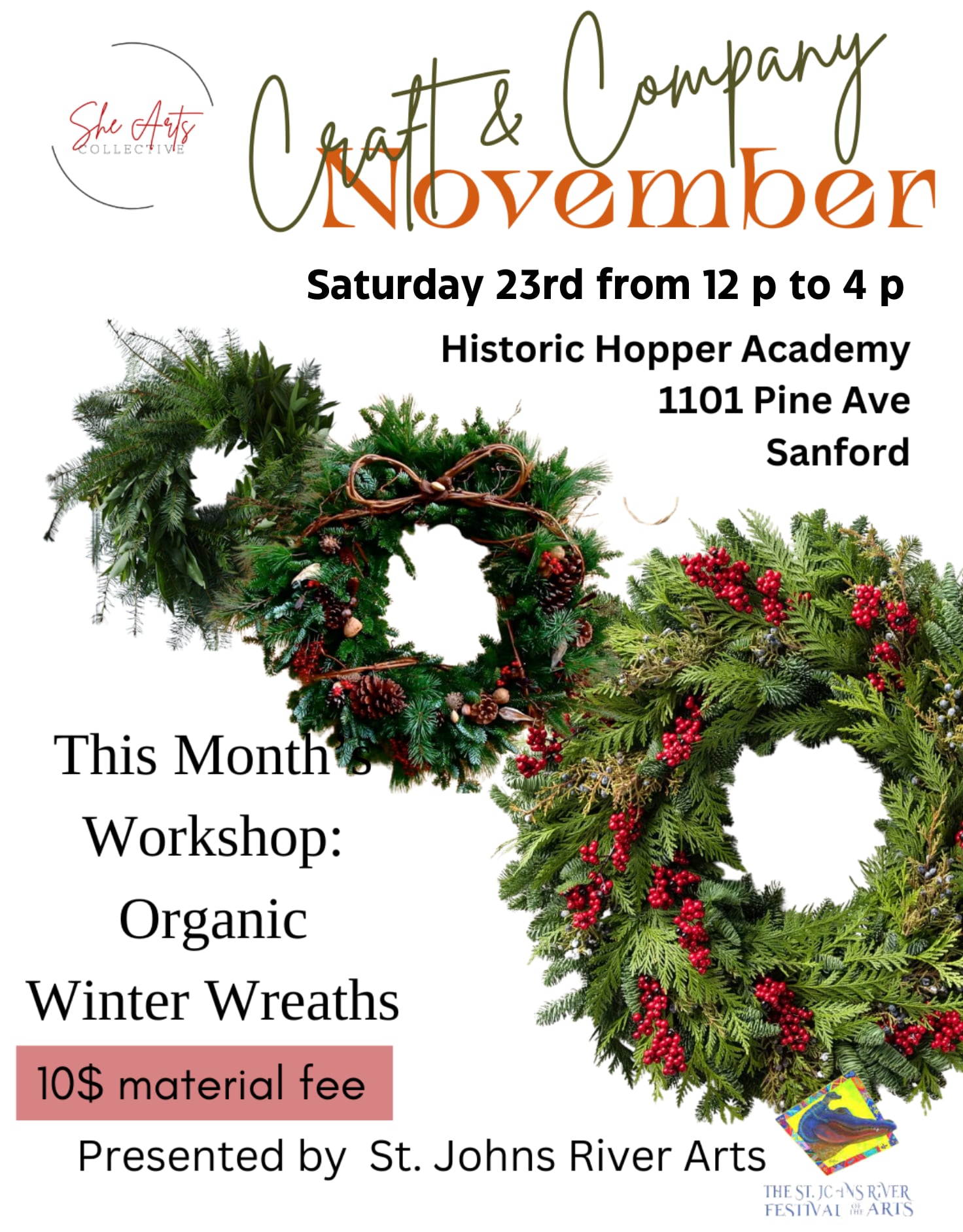 Craft & Company - 2024 Wreath Making Workshop